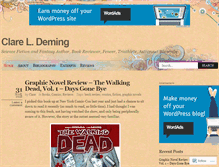 Tablet Screenshot of claredeming.com